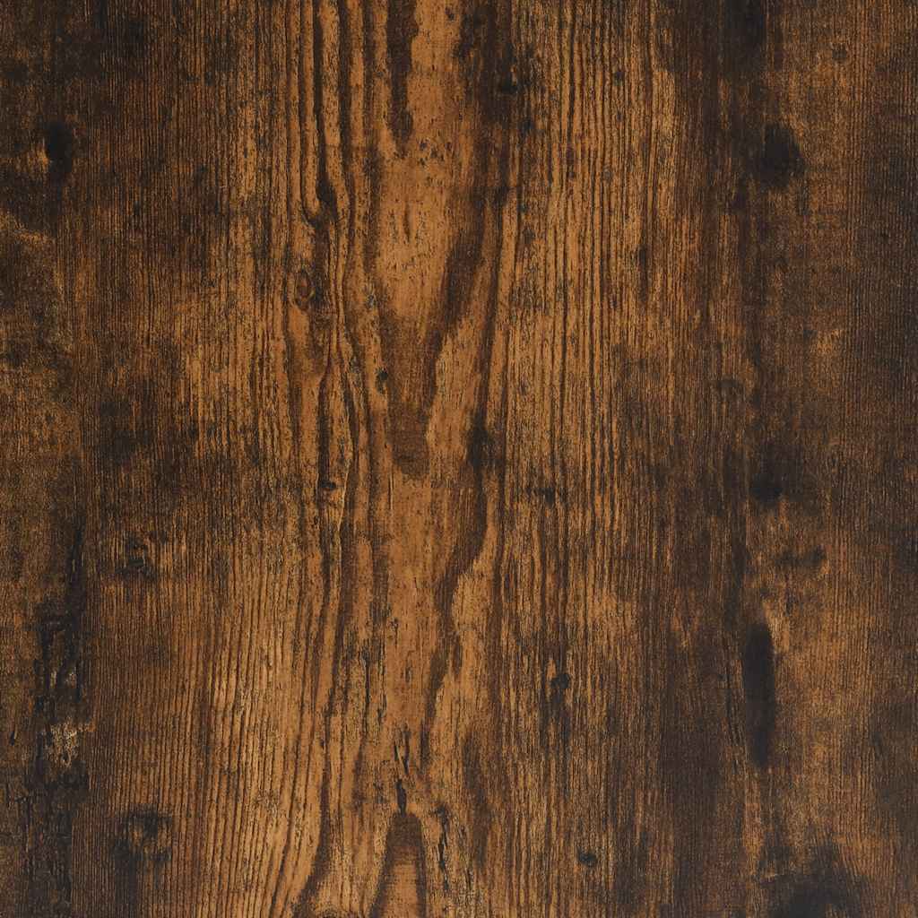 Console Table Smoked Oak 75x40x75 cm Engineered Wood